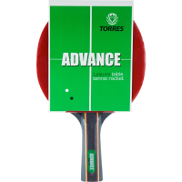 Ракетка для н/т TORRES Advance, TT0004, для любителей, накладка 1,8 мм, конич. ручка