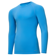 Футболка компрессионная с длинным рукавом JOGEL PerFormDRY Baselayer LS Tee, голубой - downloaded from prime-sport.ru