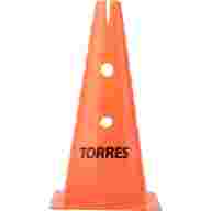 Конус тренировочный TORRES TR1010 с отверстиями, высота 38 см - Конус тренировочный TORRES TR1010 с отверстиями, высота 38 см