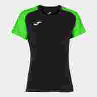 Футболка с коротким рукавом JOMA ACADEMY IV Черный-зеленый - Футболка с коротким рукавом JOMA ACADEMY IV Черный-зеленый