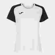 Футболка с коротким рукавом JOMA ACADEMY IV Белый-черный - Футболка с коротким рукавом JOMA ACADEMY IV Белый-черный
