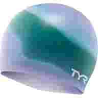 Шапочка для плавания TYR Multi Silicone Cap, LCSM-528, зелено-фиолетовый - Шапочка для плавания TYR Multi Silicone Cap, LCSM-528, зелено-фиолетовый