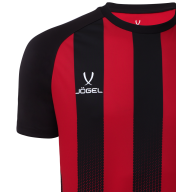 Футболка игровая JOGEL Camp Striped Jersey, красный/черный - downloaded from prime-sport.ru