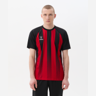 Футболка игровая JOGEL Camp Striped Jersey, красный/черный - downloaded from prime-sport.ru