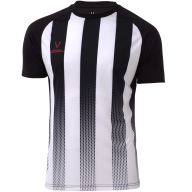 Футболка игровая JOGEL Camp Striped Jersey, белый/черный - downloaded from prime-sport.ru