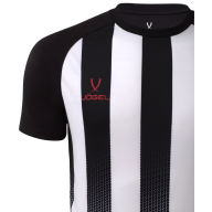 Футболка игровая JOGEL Camp Striped Jersey, белый/черный - downloaded from prime-sport.ru
