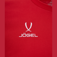 Футболка JÖGEL ESSENTIAL Cotton Tee, красный - Футболка JÖGEL ESSENTIAL Cotton Tee, красный