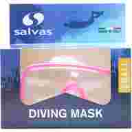 Маска для плавания SALVAS Domino Jr Mask CA105C1TBSTH, размер детский, синяя - Маска для плавания SALVAS Domino Jr Mask CA105C1TBSTH, размер детский, синяя