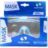 Маска для плавания SALVAS Domino Jr Mask CA105C1TBSTH, размер детский, синяя - Маска для плавания SALVAS Domino Jr Mask CA105C1TBSTH, размер детский, синяя