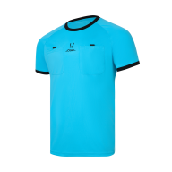 Футболка судейская JOGEL Referee tee, голубой - downloaded from prime-sport.ru
