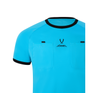 Футболка судейская JOGEL Referee tee, голубой - downloaded from prime-sport.ru