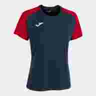 Футболка с коротким рукавом JOMA ACADEMY IV Темно синий-красный - Футболка с коротким рукавом JOMA ACADEMY IV Темно синий-красный