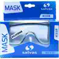 Маска для плавания SALVAS Geo Jr Mask CA105S1BYSTH, размер детский, синяя - Маска для плавания SALVAS Geo Jr Mask CA105S1BYSTH, размер детский, синяя