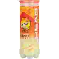 Мяч теннисный детский HEAD Stage 2 Orange, 578423,уп.3 шт, фетр,нат.резина,желто-оранжевый - Мяч теннисный детский HEAD Stage 2 Orange, 578423,уп.3 шт, фетр,нат.резина,желто-оранжевый