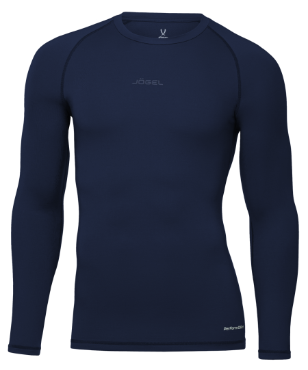 Футболка компрессионная с длинным рукавом JOGEL PerFormDRY Baselayer Tee LS 2, темно-синий