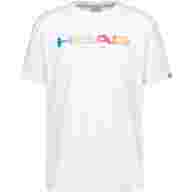 Футболка мужская HEAD Rainbow T-Shirt M 811435-WH-S, р.S, полиэстер, хлопок, эластан, белый - Футболка мужская HEAD Rainbow T-Shirt M 811435-WH-S, р.S, полиэстер, хлопок, эластан, белый