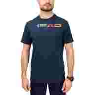 Футболка мужская HEAD Rainbow T-Shirt M 811435-WH-S, р.S, полиэстер, хлопок, эластан, белый - Футболка мужская HEAD Rainbow T-Shirt M 811435-WH-S, р.S, полиэстер, хлопок, эластан, белый
