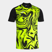 Игровая футболка JOMA LION II NEGRO AMARILLO FLUOR