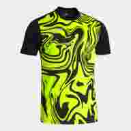 Игровая футболка JOMA LION II NEGRO AMARILLO FLUOR - Игровая футболка JOMA LION II NEGRO AMARILLO FLUOR