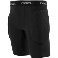 Шорты вратарские с защитой JÖGEL ScalePad Goalkeeper Shorts, черный