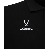 Поло JÖGEL ESSENTIAL CVC Polo, черный - Поло JÖGEL ESSENTIAL CVC Polo, черный