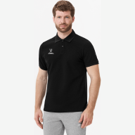 Поло JÖGEL ESSENTIAL CVC Polo, черный - Поло JÖGEL ESSENTIAL CVC Polo, черный