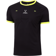 Футболка судейская JÖGEL Referee tee, черный - Футболка судейская JÖGEL Referee tee, черный