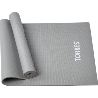 Коврик для йоги TORRES Relax 6 YL12236B, толщина 6 мм, ПВХ, песочный