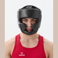 Шлем закрытый IMPACT, ПУ, черный - downloaded from prime-sport.ru