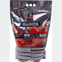 Гейнер SportLine Dynamic Mass, Двойной шоколад, спортивное питание, 3000 г