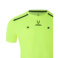 Футболка судейская JOGEL DIVISION PerFormDRY Referee Tee, желтый неон - downloaded from prime-sport.ru