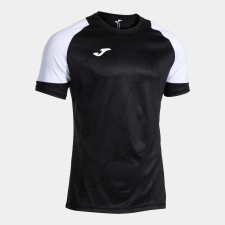 Футболка JOMA CAMISETA MANGA CORTA HISPA V NEGRO BLANCO