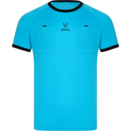 Футболка судейская JÖGEL Referee tee, голубой - Футболка судейская JÖGEL Referee tee, голубой