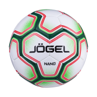 Мяч футбольный Nano №4, белый/зеленый - downloaded from prime-sport.ru