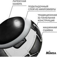 Мяч футбольный MINSA, микрофибра, машинная сшивка, 32 панели, р. 5 - Мяч футбольный MINSA, микрофибра, машинная сшивка, 32 панели, р. 5