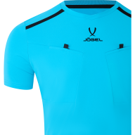 Футболка судейская JÖGEL DIVISION PerFormDRY Referee Tee, голубой - Футболка судейская JÖGEL DIVISION PerFormDRY Referee Tee, голубой