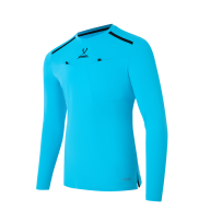 Футболка судейская с длинным рукавом JOGEL DIVISION PerFormDRY Referee LS Tee, голубой - downloaded from prime-sport.ru