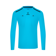 Футболка судейская с длинным рукавом JOGEL DIVISION PerFormDRY Referee LS Tee, голубой - downloaded from prime-sport.ru