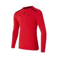 Футболка судейская с длинным рукавом JOGEL DIVISION PerFormDRY Referee LS Tee, красный - downloaded from prime-sport.ru