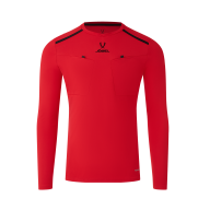 Футболка судейская с длинным рукавом JOGEL DIVISION PerFormDRY Referee LS Tee, красный - downloaded from prime-sport.ru