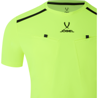 Футболка судейская JÖGEL DIVISION PerFormDRY Referee Tee, желтый неон - Футболка судейская JÖGEL DIVISION PerFormDRY Referee Tee, желтый неон
