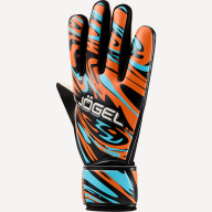 БЕЗ УПАКОВКИ Перчатки вратарские JOGEL Fusion AL3 Flat, оранжевый - БЕЗ УПАКОВКИ Перчатки вратарские JOGEL Fusion AL3 Flat, оранжевый