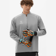 БЕЗ УПАКОВКИ Перчатки вратарские JOGEL Fusion AL3 Flat, оранжевый - БЕЗ УПАКОВКИ Перчатки вратарские JOGEL Fusion AL3 Flat, оранжевый