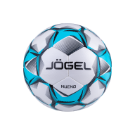 Мяч футбольный Nueno №4, белый/голубой/черный - downloaded from prime-sport.ru