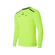 Футболка судейская с длинным рукавом JOGEL DIVISION PerFormDRY Referee LS Tee, желтый неон - downloaded from prime-sport.ru