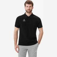 Поло JÖGEL CAMP 2 CVC Polo CZ, черный - Поло JÖGEL CAMP 2 CVC Polo CZ, черный