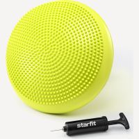 БЕЗ УПАКОВКИ Диск балансировочный STARFIT BP-104, с насосом, массажный, лаймовый