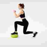 БЕЗ УПАКОВКИ Диск балансировочный STARFIT BP-104, с насосом, массажный, лаймовый - БЕЗ УПАКОВКИ Диск балансировочный STARFIT BP-104, с насосом, массажный, лаймовый