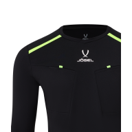 Футболка судейская с длинным рукавом JOGEL DIVISION PerFormDRY Referee LS Tee, черный - downloaded from prime-sport.ru