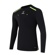 Футболка судейская с длинным рукавом JOGEL DIVISION PerFormDRY Referee LS Tee, черный - downloaded from prime-sport.ru